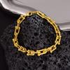 Pulsera de cadena de herradura en forma de U para mujer, estilo coreano, estilo hip hop, elegante, de alta gama, combina con todo, accesorios vintage.