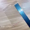 Pinza para el pelo Pinza para el pelo de joyería Pequeña Bolsa Transparente Empaque Pequeño Bolsa con Cierre Autoadhesivo Opp con Diseño de Oreja para Colgar