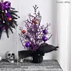 Guirlanda de Decoração de Cena de Terror Novo Estilo Transfronteiriça Guirlanda de Halloween Festival dos Fantasmas Crânio Artificial Aranha Abóbora