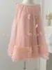Vestido de Malla sin Mangas con Lazo Tridimensional para Niñas 2026 Atuendo de Verano Vestido Dulce para Bebés Cumpleaños Vestido Abullonado