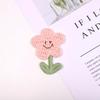 Roupas de Primavera e Verão Sapatos e Chapéus Decoração Super Subsídio Moderno Simples Verde Smiley Flor Decoração Feita à Mão Patch