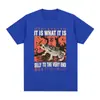 É o Que É Camiseta Engraçada de Sapo Masculina Feminina Moda Manga Curta Camiseta Casual Algodão Manga Curta t
