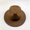 Sombreros de Jazz de Ala Ancha de Lana de Moda Otoño e Invierno Europeos y Americanos Transfronterizos para Hombres y Mujeres Sombreros de Fieltro Sombreros de Jazz de Ala Ancha de 9 cm de Ancho para Adultos