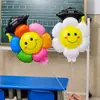 Dr. Globo con Clip de Girasol Palo de Mano Margarita Accesorios para Fotos Escolares de Jardín de Infancia para la Temporada de Graduación