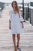 Estilo Novo Europeu e Americano Viscose Crochê Férias Solto Plus Size Moda Praia Roupa de Banho Saída de Praia Saída de Biquíni Roupa com Proteção Solar para Mulheres