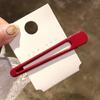 Corea del Sur Pinza Simple Superior Color Sólido Pinza para el Cabello Pinza de Pico de Pato de Una Palabra Pinza para el Cabello Pinza para el Cabello Pinza para el Cabello Pinza para la Cabeza