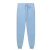 2026 Novo Outono Inverno Masculino Esportes ao Ar Livre Slim Fit Calça de Moletom Europeia Americana Cor Sólida Moda Casual Lã Calça Longa Masculino Feminino