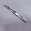 Adecuado para Correa de Reloj Garmin Lily 2 para Mujer 14mm Hebilla Plana de Tres Perlas Correa de Acero Inoxidable