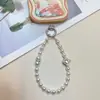 Muñeca Linda de Dibujos Animados Cadena Hecha a Mano Cordón Colgante Adorno Colgante Cordón para Teléfono Bolso con Cuentas para Cámara Colgante para Teléfono