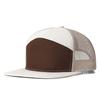 Gorra de béisbol de siete piezas con visera plana y parte superior rígida de estilo hip hop, para hombres y mujeres, de malla transpirable, con visera plana y lengüeta, para primavera y verano, a prueba de sol.