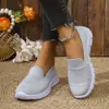 Zapatos Casuales de Mujer Redondos 2026, Zapatos de Mamá, Poco Profundos de Suela Blanda, Moda para Mujer, Talla Grande, Nuevos Zapatos Planos sin Cordones