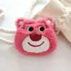 Lindo Broche de Oso Fresa de Peluche DIY Decoración para Ropa Bolsas Regalo de Acompañamiento Pinza para el Cabello Diadema Accesorios para el Cabello Accesorios
