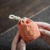 Bolsa de almacenamiento para el hogar, bolsa de lino engrosada, bolsa de almacenamiento para tazas de té, bolsa portátil para juegos de té al aire libre, bolsa protectora para tazas maestras del hogar