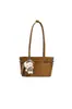 Bolso de mujer de gran capacidad 2026 nueva moda bolso de hombro vintage de alta gama, bolso tipo cubo elegante y versátil para ir al trabajo