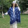 Xale Tie-Dye Yunnan Dali Lijiang Novo Estilo Étnico Estampado Cardigã para Fotografia de Viagem Lote Misto Multicolor