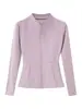 Ropa de Yoga para Mujer Chaqueta Adelgazante que Ceñe la Cintura Cintura Pequeña Transpirable Amigable con la Piel Versátil Orejas de Gato Antifricción Bolsillos Laterales