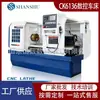 Ck6136 Torno CNC Horizontal Alta Estabilidade Resistente ao Desgaste Alta Eficiência Usinagem de Precisão Fabricante de Pequeno Torno Horizontal