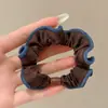 Goma para el pelo satinada plisada estilo coreano para mujer, nuevo modelo 2026, alta elasticidad, coletero duradero, diadema, accesorio elástico para el cabello