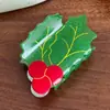Nuevo Clip Navideño Copo de Nieve Árbol de Navidad Papá Noel Accesorios para el Cabello Brillo Fino Atmósfera Festiva Pinza para el Cabello de Niña