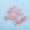 Corea del Sur sensación esmerilada pintura caramelo arcoíris colorido acrílico cadena abierta llavero transparente joyería diy