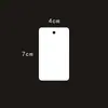 Rollo de etiquetas en blanco secado de ropa etiqueta de tarjeta pequeña en blanco etiqueta de precio material cartón marca ropa infantil