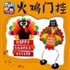Actividad de Acción de Gracias DIY Marioneta de Mano de Tela No Tejida Materiales de Manualidades para Niños Kit de Manualidades para Preescolar Pavo de Acción de Gracias Accesorios Creatividad