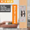 Cerradura de Lengüeta para Inodoro de Baño Cerradura de Puerta Interior 30354045506070 Cilindro de Cerradura Inodoro Lengüeta Plana Cerradura de Lengüeta Única Trigémina Cuerpo