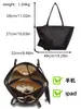 Bolsa de Hombro Transfronteriza Similar al Estilo Row, Gran Capacidad, Versátil Bolsa para Madres e Hijas para el Día a Día, Bolsas de Mujer Personalizadas al por Mayor