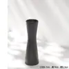 Vaso Minimalista Nórdico Criativo de Cerâmica Preta para Flores Secas Decoração de Arranjo de Flores para Mesa de Casa Sala de Estar Recipiente Hidropônico para Flores