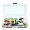 Suministro exclusivo transfronterizo de cebo señuelo, señuelo artificial, caja de aparejos de pesca, kit de señuelos blandos, caja de regalo, adecuado tanto para agua salada como para agua dulce, uso universal, venta al por mayor del fabricante