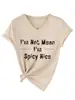 No soy malvada, soy una camiseta básica casual y elegante de manga corta con cuello en V para mujer de Amazon eBay sitio independiente