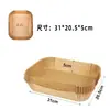Amazon Papel Especial Desechable para Freidora de Aire Rectangular Horno Ninja Horneado Casero Papel de Aceite de Silicona Engrosado