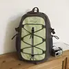 Mochila de Estilo Bosque Ins Nueva de Aspecto Elevado Color Fresco Contrastante Empalmado Pareja Ligera Mochila de Montañismo Viaje Senderismo