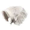 Bufanda Triángulo Diadema con Lazo de Cinta de Encaje para Mujer, Pañuelo para Sesión de Fotos Estilo Pastoral, Diadema Integrada, Pasador, Accesorio para el Cabello