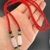 Cordón para Colgante de Alta Calidad Cuerda Trenzada Colgante de Piedra Imitación Jade Hetian Cordón para Colgante de Jade Esmeralda Cordón para Colgar en el Cuello Collar con Colgante de Jade
