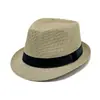 Suministros del Fabricante Sombreros de Jazz Versátiles, Fedoras de Color Sólido Estilo Británico, Sombreros de Paja de Papel Personalizados para Hombre y Mujer con Ala Enrollada Estilo Pareja