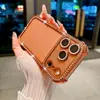 Funda de teléfono antigolpes con airbag en las cuatro esquinas para Apple 17Promax, Película de lente con purpurina incrustada de diamantes para iPhone16
