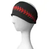 Diadema Deportiva Popular Europea y Americana Diadema de Béisbol Estampada con Borde Ancho Antiperspirante Diadema de Fútbol Diadema Elástica para Correr Softball