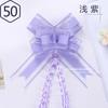 50 Flor simples elegante puxada à mão Grande flor lisa colorida puxada Desenhar flor Sala de casamento Espelho de carro de casamento Flor Gaze de neve Desenhar flor