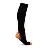 C En stock, transfronterizos, calcetines de ciclismo de color degradado para hombres y mujeres, calcetines de compresión para deportes
