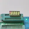 Suministrado directamente por el fabricante, tubo digital LED de 4 dígitos, fila única de 12 pines, reloj de pantalla de luz de color de 4 dígitos con luz de señal 2411
