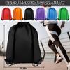 Bolsa Oxford lisa con cordón ajustable, disponible en color liso. Ideal para maratón, almacenamiento y deportes de montaña.