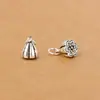 Colgante de Vaina de Loto de Plata S925 Dos Generaciones de Semillas de Loto DIY Pulsera Armoniosa Accesorios de Plata