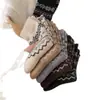 Meias de Lã Retro Fair Isle com Flocos de Neve para Outono e Inverno para Mulheres, Meias de Cano Médio, Meias Longas da Moda, Engrossadas, Quentes, Versáteis