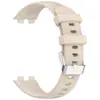 Adequado para Huawei Pulseira 10 9 8 Pulseira de Silicone Band8Nfc Fivela Prateada Pulseira de Silicone Líquido Pulseira Esportiva de Pulso