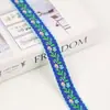 Cinta de lazo para oreja de madera de 2 cm, cinta de estilo étnico, accesorios para el cabello, cinta para tocado, ropa étnica, encaje para ropa