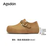 Mules de Solado Grosso Augusden para Mulheres 2026 Novo Outono Estilosos Ocasiões Casuais de Cobertura Total Slip-On