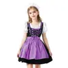 Fantasia Infantil Bávara Halloween Alemã Oktoberfest Fantasia de Pastora Vestido Dirndl