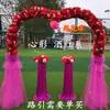 Novo Arco Europeu Cerimônia de Casamento Vitrine de Casamento Adereços Cerimônia de Abertura Suprimentos para Festivais Flor de Seda Arco de Flores