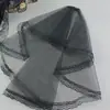 Accesorios para el Cabello Lolita Gótico Hechos a Mano Diadema de Encaje Blanco y Negro de Monja Ropa para la Cabeza de Subcultura Bidimensional en Stock